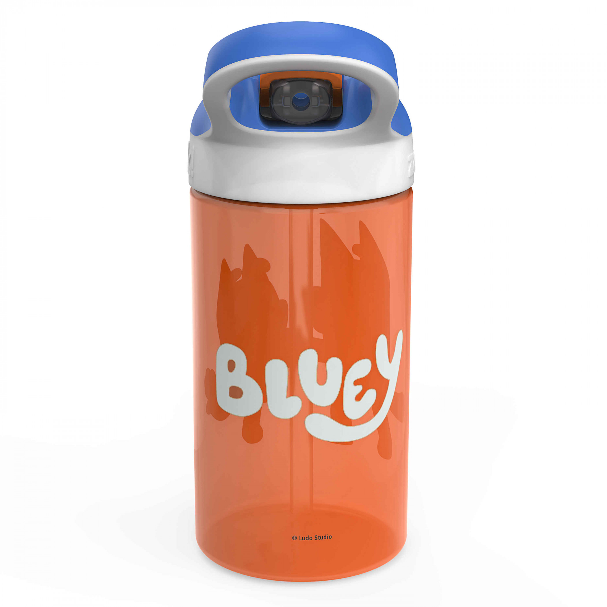 Bluey and Bingo 16 Ounce Reusable Plastic Water Bottle